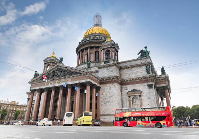 St Pétersbourg Pass 48h – Bus à arrêts multiples & Croisière
