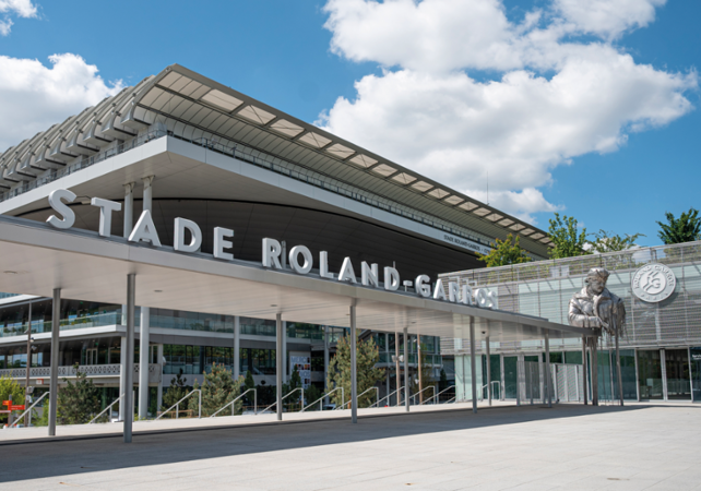 Visite guidée des coulisses du Stade Roland-Garros