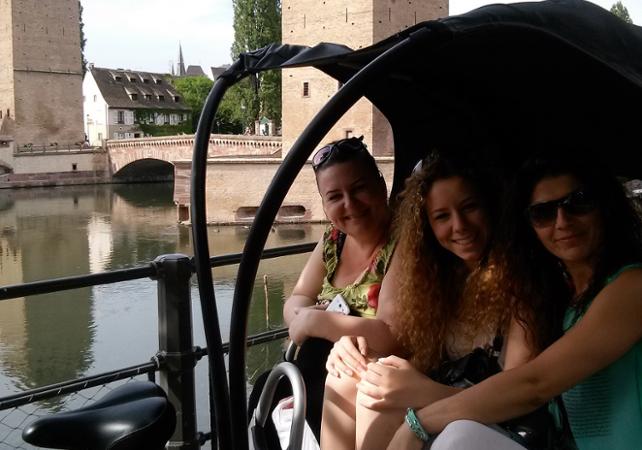 Rickshaw tour of Strasbourg's old town and the German imperial district