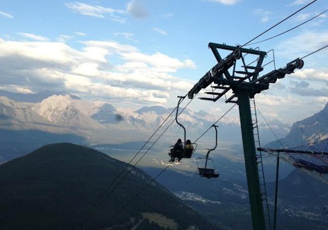 Tour panoramique en télésiège dans les Rocheuses canadiennes – Au départ de Banff
