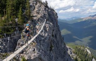 Via ferrata dans le parc national de Banff - niveau intermédiaire à difficile