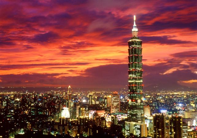 Une soirée à Taipei : Visite de Taipei en bus et dîner