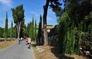 Visita guiada de Roma de bicicleta elétrica - A Via Ápia, O Coliseu e As Termas de Caracala