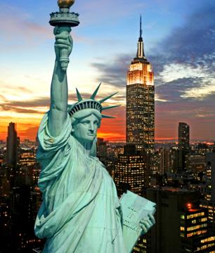 Les symboles de New York : Billets pour l’Empire State Building et croisière autour de la Statue de la Liberté