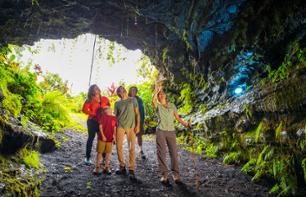 Randonnée guidée sur le volcan Hualalai et visite d’un tunnel de lave - Au départ de Kona (Big Island) - Hawaii