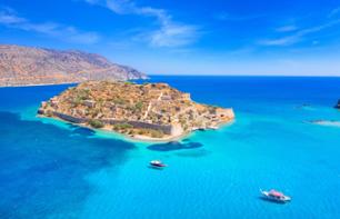 Excursion d'une journée en français à l'île de Spinalonga et à Agios Nikolaos en Crète - Déjeuner inclus