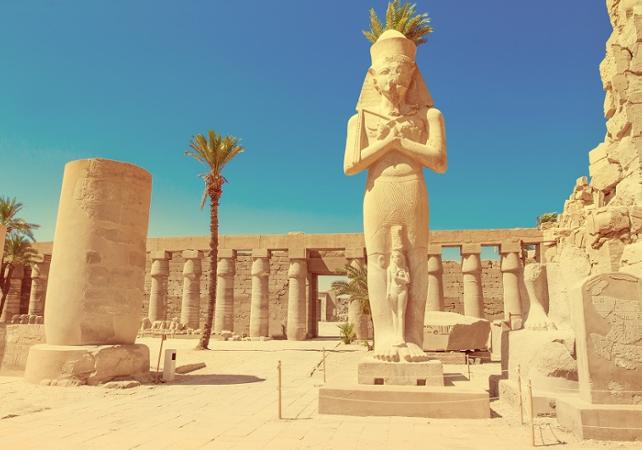 La rive Est du Nil: Temples de Karnak et de Louxor - Excursion privée en français & transferts inclus