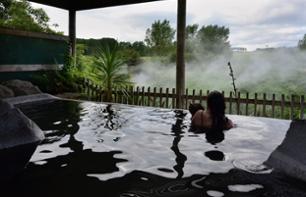Relax at the Polynesian Spa and excursion to Waitomo & Rotorua