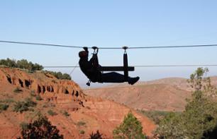 Excursion to Terres d’Amanar: High-wire, Zip-line and Abseil Adventure Tour – Departing from Marrakech