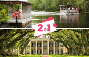 Tour 2 en 1 : Visite de la plantation Oak Alley & tour en bateau dans les Bayous - Nouvelle Orléans