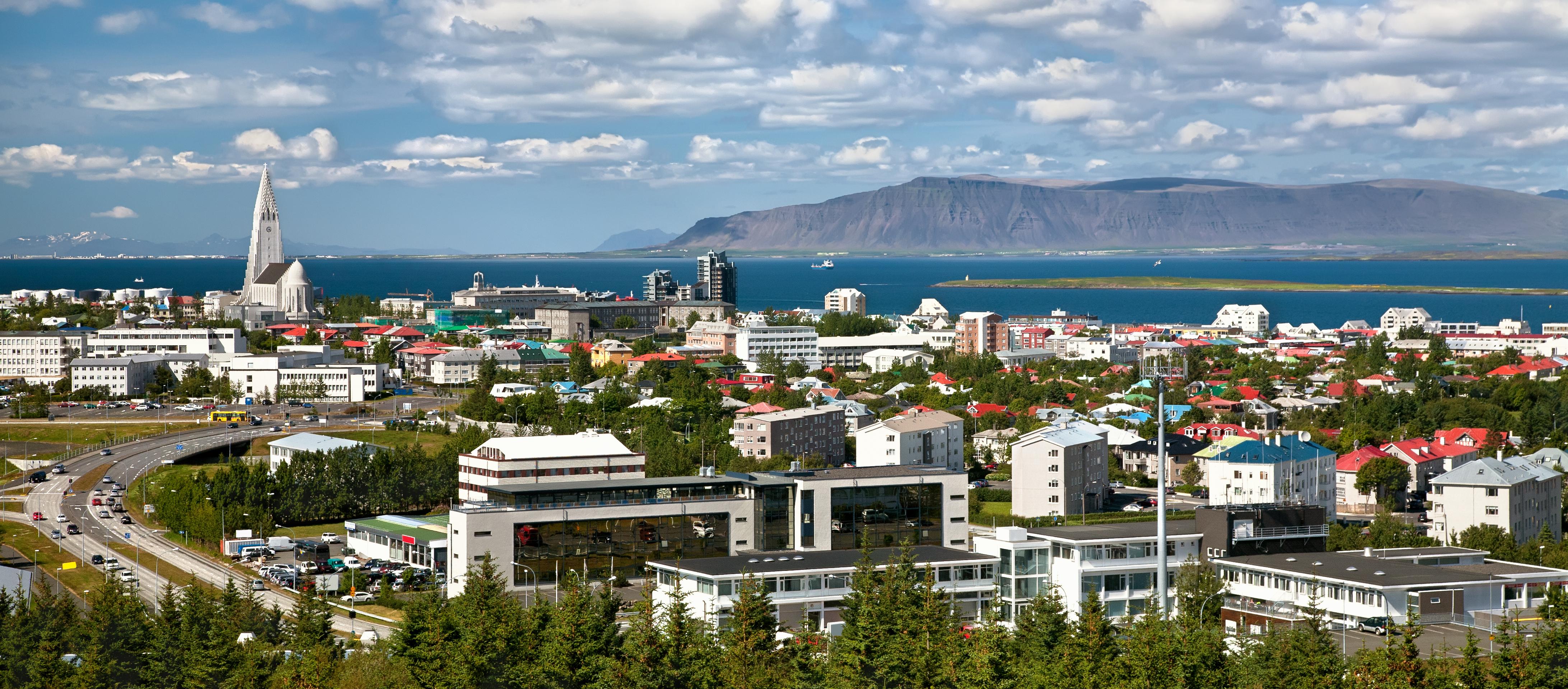 Guided tour of Reykjavik by minibus and on foot