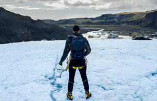 Excursion sur la côte sud islandaise avec randonnée sur un glacier – départ de Reykjavik