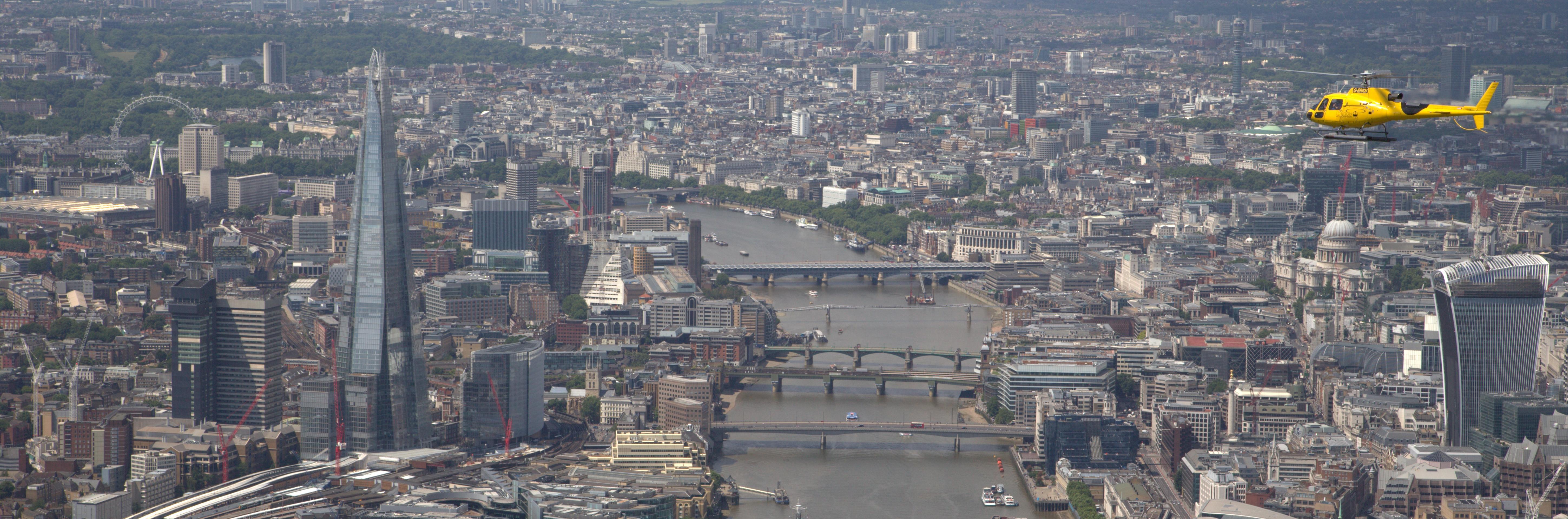 Survol de Londres en hélicoptère
