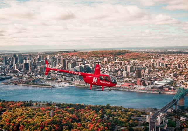 Survol de Montréal en hélicoptère (20 minutes ou 30 minutes)