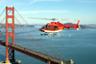 Helicopter flight over San Francisco