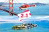 Billet Alcatraz + Survol de San Francisco en hélicoptère