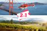 VIP Helicopter Flight over San Francisco & Excursion to Vineyards with Wine Tasting