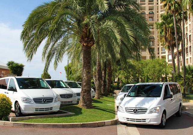 Daytime transfer in a private vehicle from Monaco to Beaulieu-sur-Mer