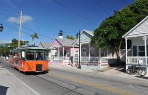 Tour de Key West en trolley bus – Arrêts multiples – Pass valable 2 jours
