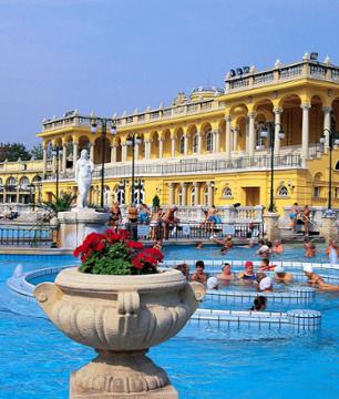 Széchenyi Thermal Baths and guided visit of Palinka museum