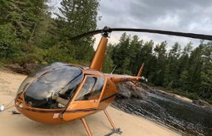 Helicopter flight over the Saint Maurice River - (15 or 25 minutes) - Departs from Trois Rivières