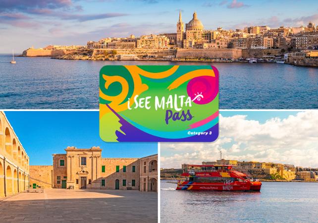 Pass Patrimoine Malte : Bus + croisières & + de 20 activités culturelles - Valable 6 jours