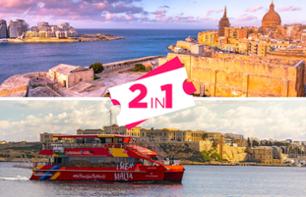 Pass 24h Malte : Accès Bus à arrêts multiples + Croisière dans le port de La Valette