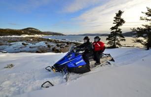 Snowmobile trip to the Fjord-du-Saguenay - Departing from Sacré-Coeur - Quebec