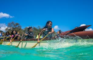 Pirogue hawaïenne et snorkeling aux îles de Mokulua (vous pagayez !) - Kailuah Beach, Oahu