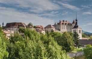 Excursion à Gruyères, dégustation de chocolats et de fondue + tour panoramique en Golden Express-  au départ de Lausanne