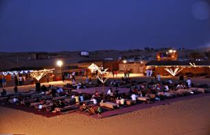 Excursión en el desierto y cena (parrillada) durante la puesta de sol – Saliendo de Abu Dhabi