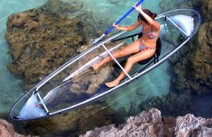 Balade en kayak transparent à La Réunion