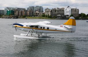 Flight over Vancouver in a seaplane, visit Victoria and the Butchart Gardens