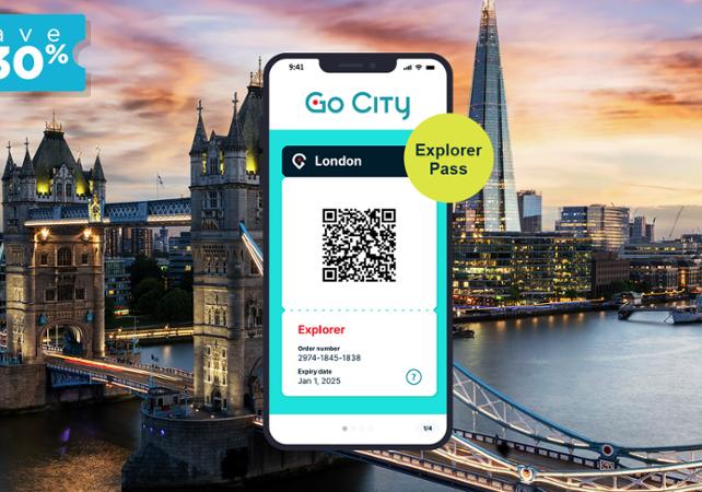 London Explorer Pass - 2, 3, 4, 5, 6 or 7 Attractions of your Choice (Go City)