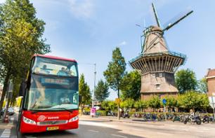Visite d'Amsterdam en bus panoramique à arrêts multiples - Pass 24h ou 48h