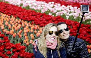 Billet coupe-file Jardin de Keukenhof - Jardin de tulipes proche d'Amsterdam