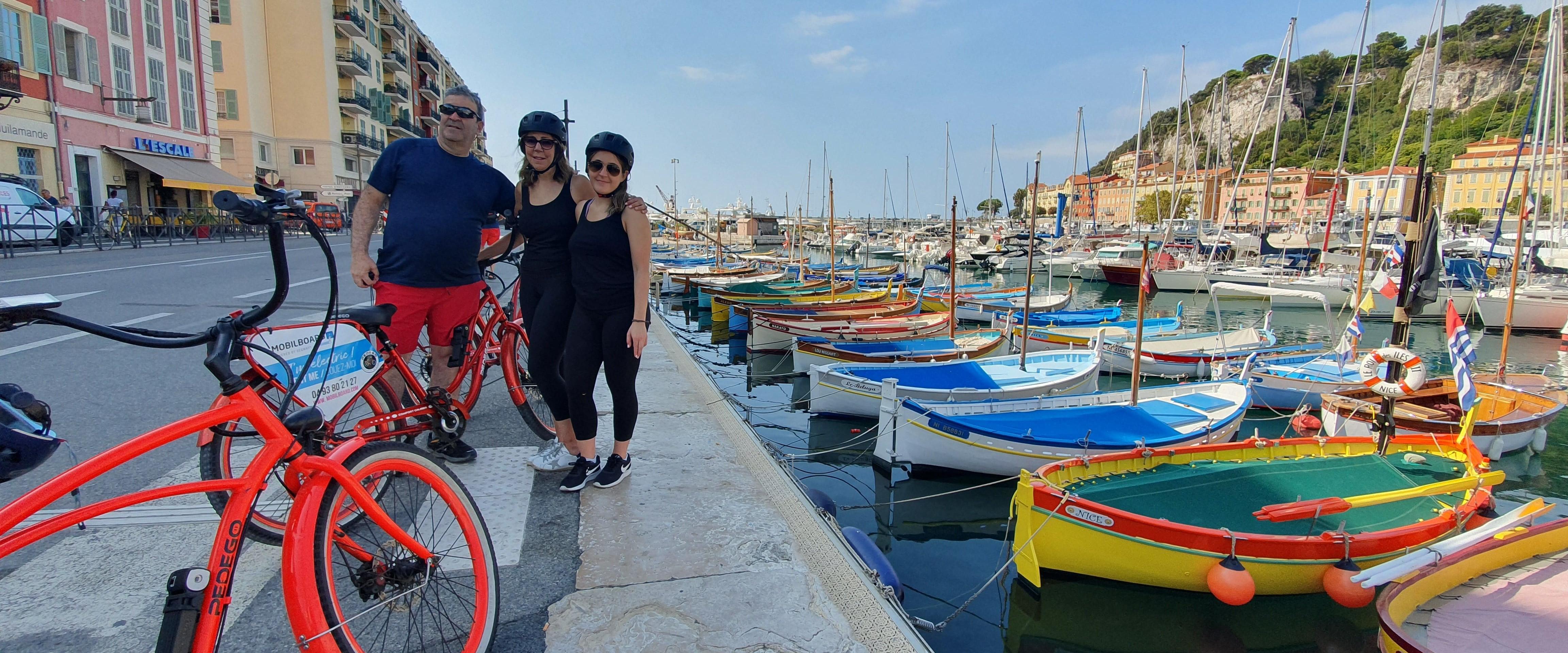 Tour guidé des incontournables de Nice à vélo électrique - En français