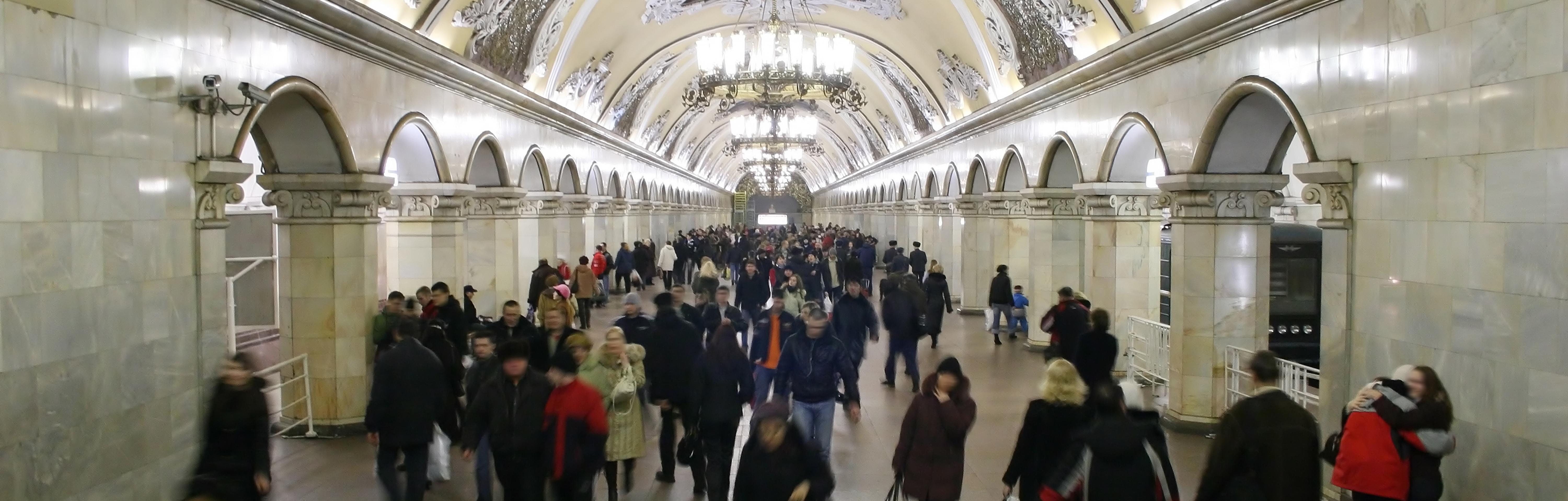 Visite guidée à pied du métro de Moscou