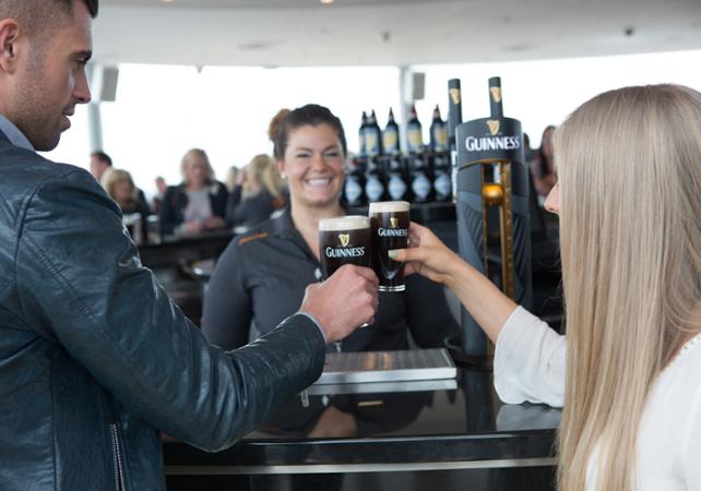 Billet Guinness Storehouse avec dégustation de bière et vue panoramique sur Dublin