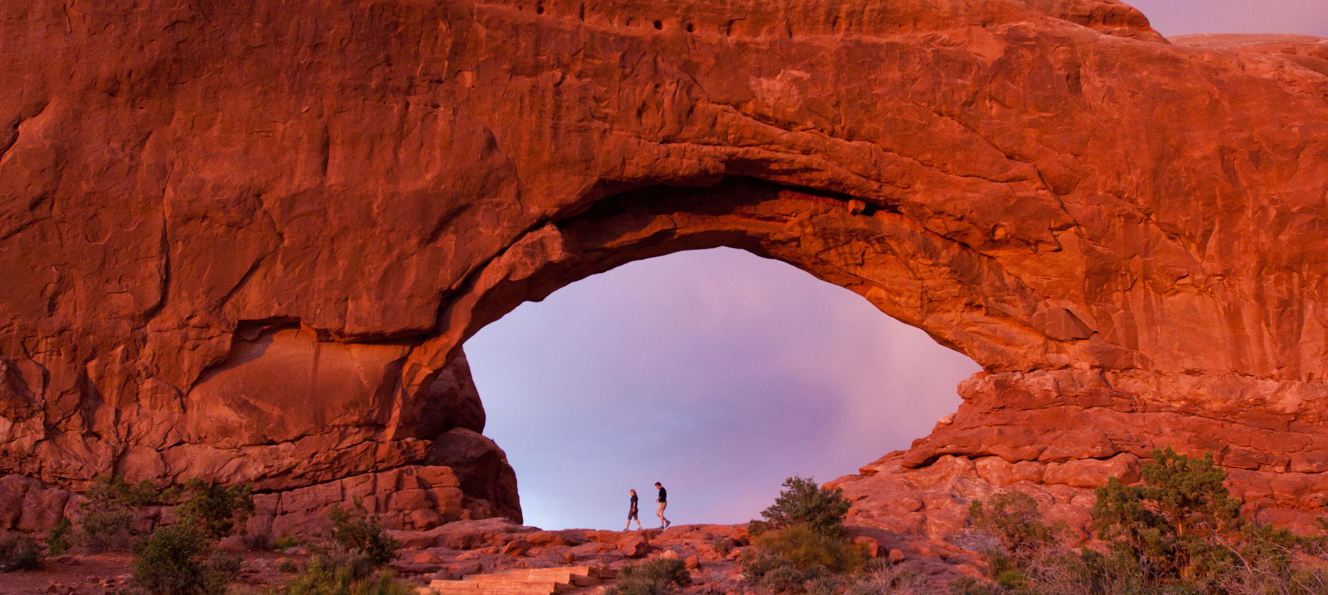 Excursion au parc national des Arches au coucher du soleil  - Au départ de Moab