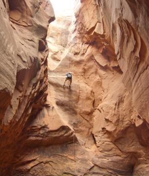 Randonnée-canyoning à la grotte d’Ephedra  - Moab
