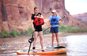 Paddleboarding on the Colorado River - Moab