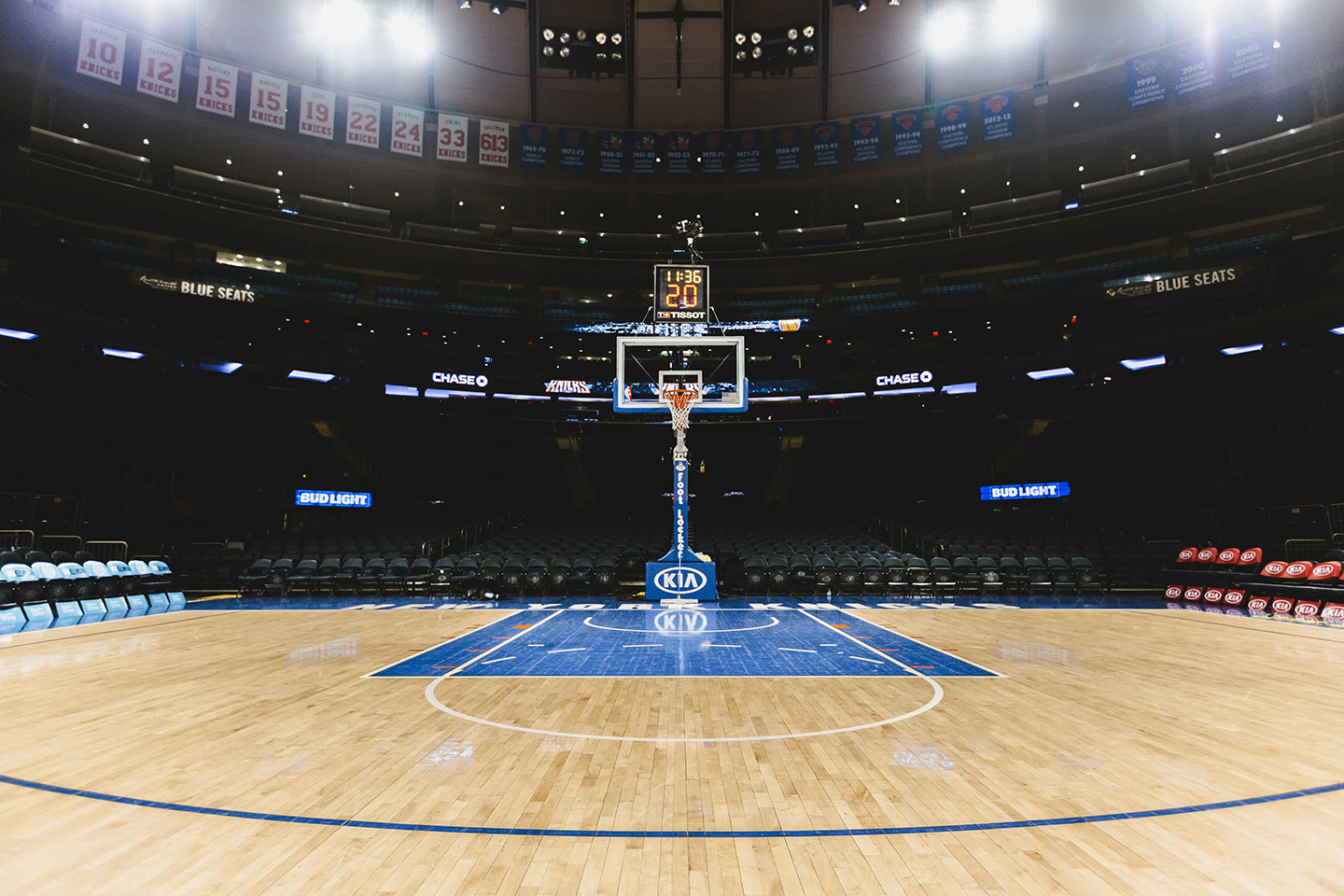 Basketball court ready at msg - Picture of Madison Square Garden All Access  Tour, New York City - Tripadvisor