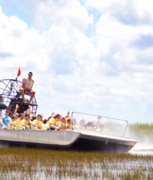 Visite des Everglades en hydroglisseur et interaction avec les alligators - Au départ de Miami