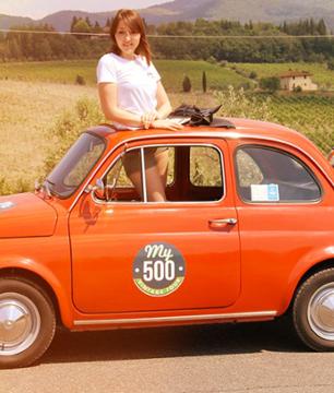 Tour guidé en Fiat 500 de la région du Chianti – Au départ de Florence
