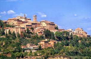 Excursion to San Gimignano, Monteriggioni & Montalcino – Departing from Siena