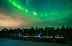 Balade nocturne en quad (1h) & Chasse aux aurores boréales - Au départ de Rovaniemi