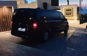 Private transfer from your hotel to the port or airport in Santorini