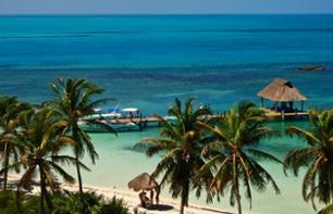 Excursion à Isla Mujeres et Isla Contoy et snorkeling - Transferts inclus - en Français