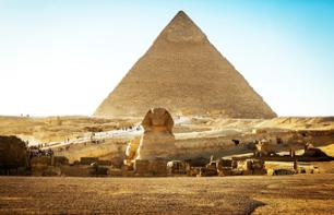 Le Caire: Pyramides de Gizeh, Sphinx, Saqqarah et Memphis - transferts inclus - en français